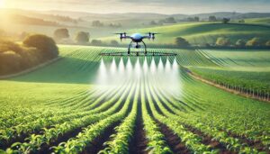 Using drones for fertilizer and pesticide application